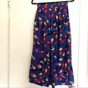 Vintage bright maxi skirt